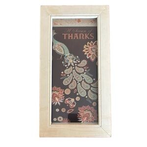 Framed 'Season of Thanks' Wall Art
